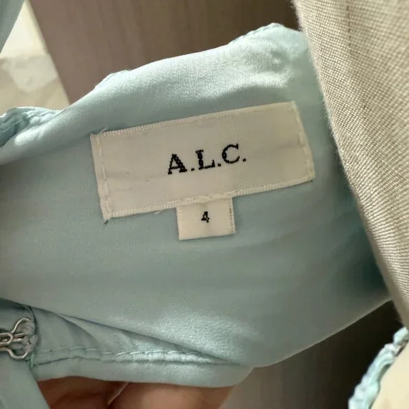 A.L.C. Moira Pleated Halter Maxi Dress - Picture 10 of 11